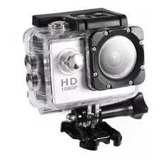 Camara Deportiva Hd Sumergible Hd 1080p 30 Metros Color Gris