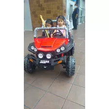 Carro Jeep Para Niños Color Rojo. Muy Grande. Poco Uso 