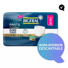 Ropa Interior Descartable Bigfral Pants Premium X 16 G / Xg