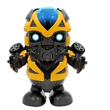 Boneco Dance Hero Bumblebee - Músicas E Luzes - 11,5cm