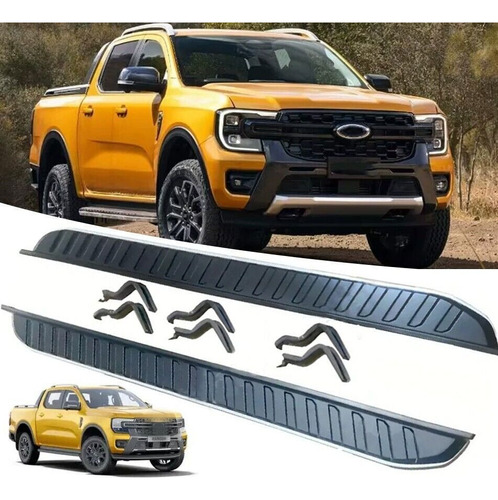 Estribos Fijos Ford Ranger 2023 Xl Xlt Wildtrack 4x4 4x2 Foto 5