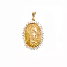 Medalla Virgen De Guadalupe Oro 14k. Oro Fino Joyería.