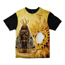 Camiseta Nossa Senhora Aparecida Com Santíssimo Sacramento