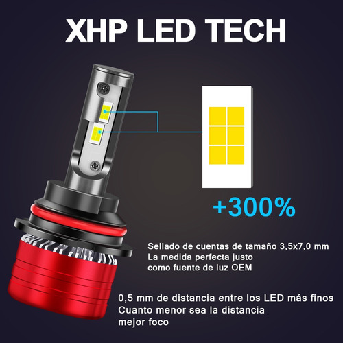 28000lm Kit De Focos Led 9007 Para Ford Luz Alta Y Luz Baja Foto 8