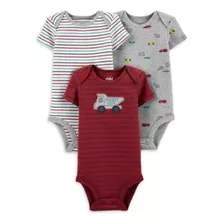 Body Bebe Menina Ou Meninos Carters Original -3 Peças