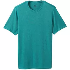 Prana Camisa Prevailor Estándar Para Hombre, Color Verde Azu