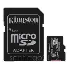 Micro Sd 128gb Kingston Clase 10 A1 Uhs-i U1 Full Hd