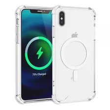 Funda Para iPhone XS - Transparente Magnetica