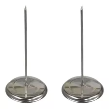 Kit 2 Porta Comanda Comandeira De Mesa Espeto Aço Inox 15cm