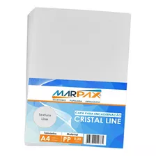 Capa Para Encadernação Cristal Line A4 Pp 0,30mm 100un