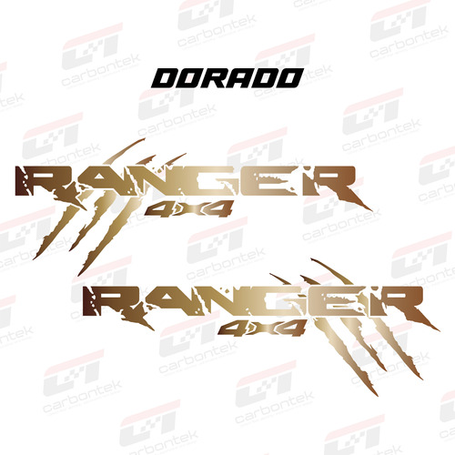 Sticker Calcomana Ford Ranger 4x4 Garra Kit Laterales Caja Foto 8