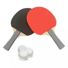 Kit Ping Pong 2 Raquetes E 3 Bolas - Dm Toys