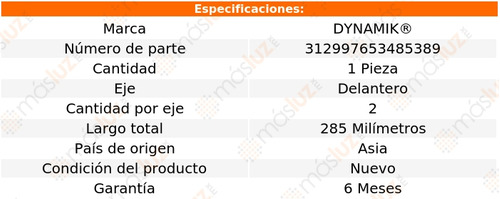 (1) Sensor Para Balatas Del Porsche 944 L4 2.7l 85/89 Foto 2