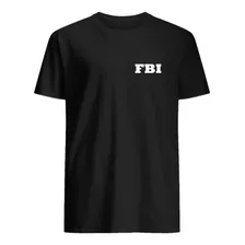 Camiseta Camisa Plus Size Fbi Agente Swat Fantasia Blusa