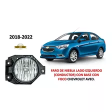 Faro De Niebla Izquierdo C/base C/foco Chevrolet Aveo 18-22.