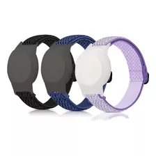 Paquete De 3 Pulseras Airtag Para Niños, Pulsera De Nylon El