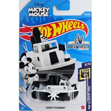 Hot Wheels Disney Steamboat Mickey Mouse Preto Barco