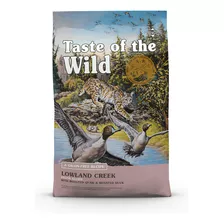 Taste Of The Wild Lowland Creek Feline 14 Lb Alimento Para Gatos A Base De Codorniz Y Pato Libre De Granos 6.35kg