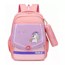 Mochila Escolar Niño/niña, Gran Capacidad ,mochila Con Lápices