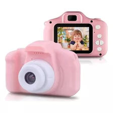 Cámara De Fotos Digital Infantil Sd 32 G Rosa 