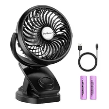 Ventilador Con Clip Que Funciona Con Batería Para Cochecito 