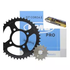 Kit Relação Kmc Pro Suzuki Gsr 150 12 Corrente Com Retentor