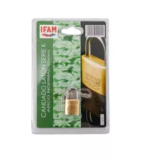 Candado Ifam Bronce Serie K20 Blister