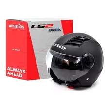 Casco Abierto Ls2 Original Airflow Solid Of562 Negro Mate