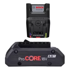 Kit Carregador Super Rápido 220v + Bateria Procore 4ah Bosch