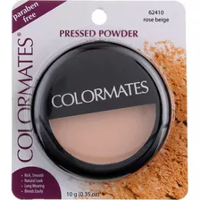 Color Mates - Polvo Prensado Color Beige Rosa, 0.4 Onzas (p.