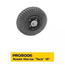 Rueda Caucho Macizo 10puLG Para Carrucha Marca Rutel