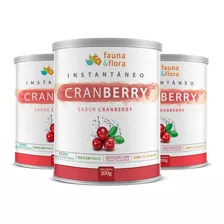 6 Cranberry Em Pó Instantâneo Para Infecção De Urina 200g