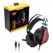 Fone De Ouvido Gamer Rgb Headset Usb P/pc Note Console