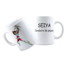 Caneca Cavaleiros Do Zodíaco Saint Seiya Porcelana Mod 05