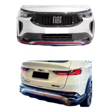 Friso Aplique Kit Fiat Fastback Detalhe Vermelho Sport 