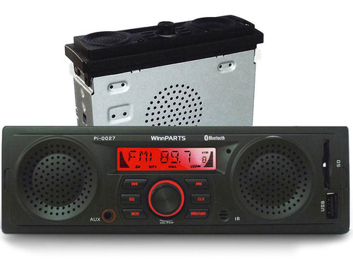 Radio Automotivo Mp3 Usb Com Alto-falantes + Sub Integrados