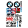 Set Stickers Bmw Racing Personaliza Moto Y Equipo 03