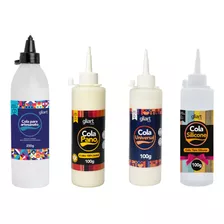 Kit Completo Com 4 Colas Para Artesanato Gliart