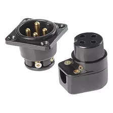 Conector Rc4a-i (áudio) 4 Polos/2 Vias - Com Parafusos