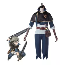 Black Clover Asta Cosplay Conjunto Completo De Capa Disfraz