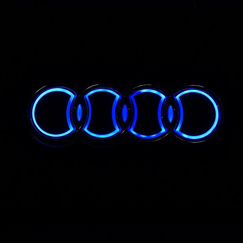 Luz Led Con Logotipo De Coche Para Audi 5d, 18 X 5,8 Cm Foto 3