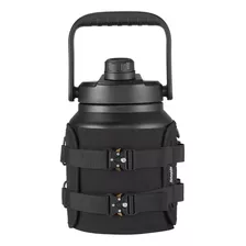 Termo De Acero Inoxidable Alimentario 2.5l Color Negro