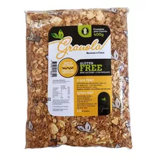 Granola Sem Glúten Banana E Coco - Terra Dos Grãos - 400 G