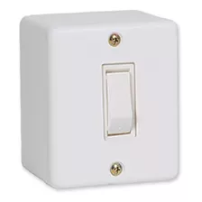 Interruptores Paralelo Sistema X Sobrepor Box Ilumi (6322) Cor Branco