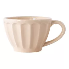 Tazas X6 Mug Pastel Vintage Ceramica Tazon Vainilla 450 Ml