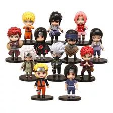 Set 12 Figuras Anime Naruto Shippuden Colección