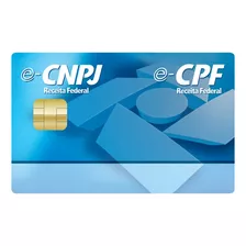Cartão Smart Card Token Certificado Digital Cpf Ou Cnpj