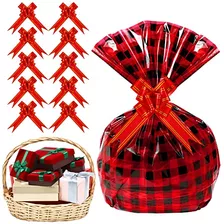 12 Piezas De Bolsas Grandes Canastas De Navidad De 40 X...