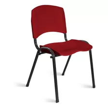 Cadeira Plástica Fixa A/e Vermelho Lara