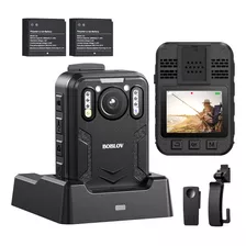 Starbaja B4k2 128gb 4k Body Worn Camara Con Gps, 2 Baterias